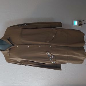 Jeweled long jacket